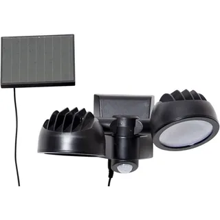 LED Solar Strahler POWERSPOT - warmweiß - 350lm - mit Bewegungsmelder und Lichtsensor - H: 17cm