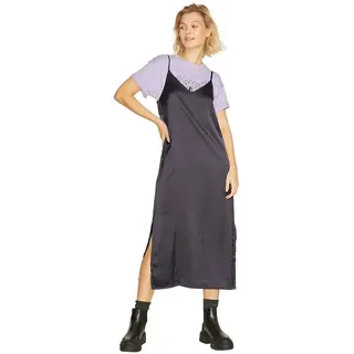 Jack & Jones Cleo Satin Jjxx ärmelloses Midikleid - Asphalt - XL
