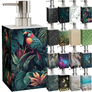 Sanilo Seifenspender, viele schöne Seifenspender zur Auswahl, modernes, stylisches Design, Blickfang für jedes Badezimmer (Exotic)