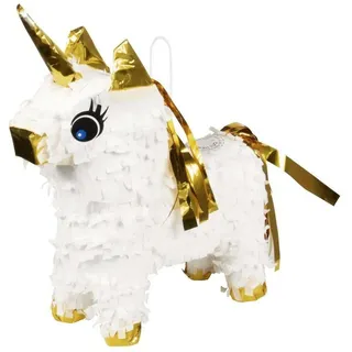 Boland Mini Pinata 20 cm Gold/Weiß