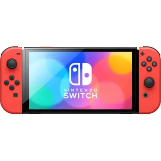 Nintendo Switch OLED 64 GB Rot + 2x Joy-Con Controller