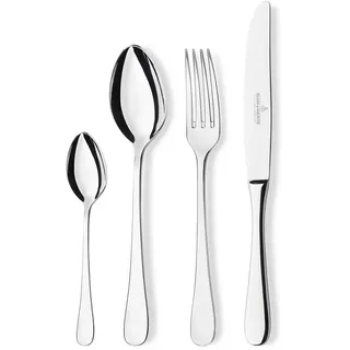 Besteck-Set "»CHARISMA«", silber (silberfarben), 24 Stk., Chromnickelstahl 18/10, PICARD & WIELPÜTZ SOLINGEN, Essbesteck-Sets, Besteck-Set, poliert