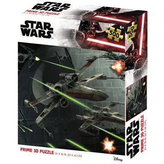 Prime 3d Star Wars Kampf Puzzle 500 Stücke Silber Silber One Size