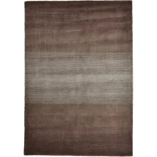 THEKO Wool Comfort" Gr. 1, braun, B:60cm H:15mm L:90cm, Schurwolle, Teppiche, Wollteppich, Handweb Teppich, reine Wolle, handgewebt, brilliante Farben, Scandi