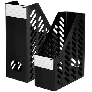 HAN Klassik XXL Stehsammler A4, schwarz, 2er-Set (1603-13-2)