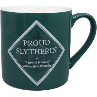 Harry Potter Tasse – Proud Slytherin – Arbeitstasse – 325 ml Becher für Erwachsene – Slytherin Geschenktasse