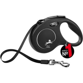 flexi New Classic S leash 5 m black