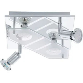 EGLO CABO 1 4 GU10 quadratisch silber