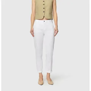 MAC Chinohose Slim Fit Weiß 42