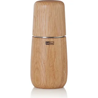 AdHoc MP722 Salzmühle oder Pfeffermühle Yono 12,7cm, Edelstahl | Eiche hell