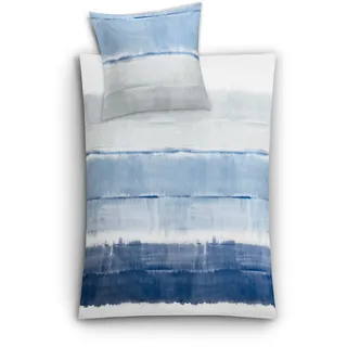 Long Beach taubenblau 135 x 200 cm + 80 x 80 cm