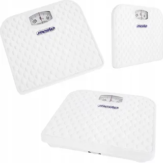 Traditionelle analoge mechanische Badezimmerwaage Classic Einfache Bedienung - Weiß