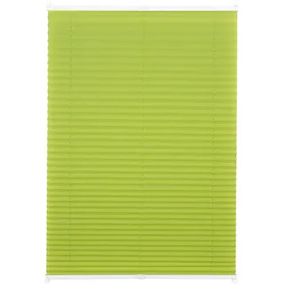 Homeware Plissee , Grün , Textil , 100x130 cm , Länge universell einstellbar , Heimtextilien, Vorhänge, Plissees