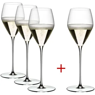 Riedel Veloce Champagnerglas 0,327 l 4-tlg.