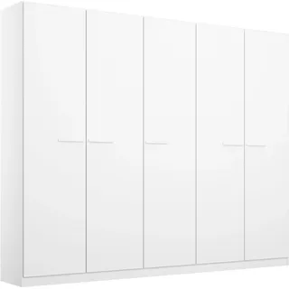 Rauch Drehtürenschrank Oteli inkl. Einteilung mit 3 Schubladen, zusätzl. Böden, auch mit Spiegel, weiß