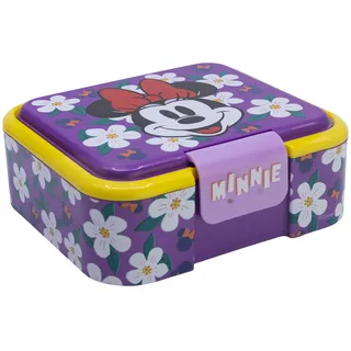 Stor Robuesta Kinder-Lunchbox mit 3 Fächern von Minnie