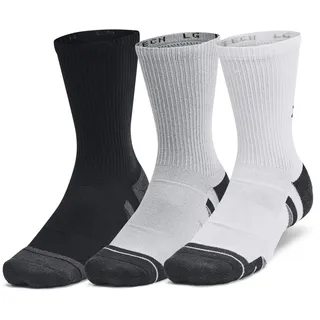 Under Armour Performance Tech Crew Socken 6er Pack Mod Gray/Jet Gray 42-47