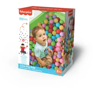 Fisher Price 920D00176 Packung mit 100 bunten Bällen, 6, Durchmesser 5,5 cm