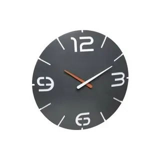 TFA Dostmann 60.3536.10 Funk Wanduhr 35 cm x 35 mm Anthrazit
