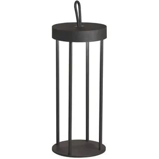 Schöner Wohnen Akku-Tischleuchte , Schwarz , Metall , 36 cm , stufenverstellbar, tragbar, kabellos, aufladbar über Usb , Lampen & Leuchten, Innenbeleuchtung, Tischlampen, Akku-Tischlampen