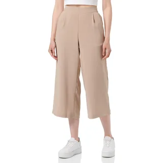 VERO Moda Damen Vmcoco Culotte Pant WVN Noos Hose, Silver Mink, L EU