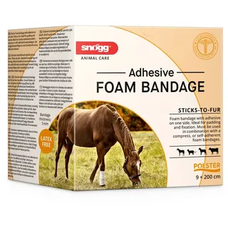Snögg Adhesive Foam Bandage für Pferde, Hunde, Katzen 9 cm x 2 m Bandage(s) 200