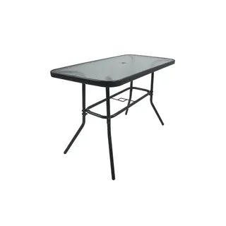 VCM Gartentisch 110 x 55 x 70 cm Anthrazit