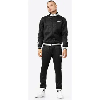 Lonsdale Ashwell Trainingsanzug Schwarz/Weiß 3XL