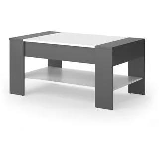 Vicco August Grau/Weiß Holzwerkstoff 99,6 x 58,8 cm