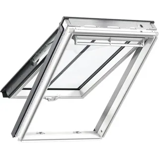 VELUX Klapp Schwingfenster GPL 55X98 Kiefer endlackiert weiß CK04 Holz/Alu