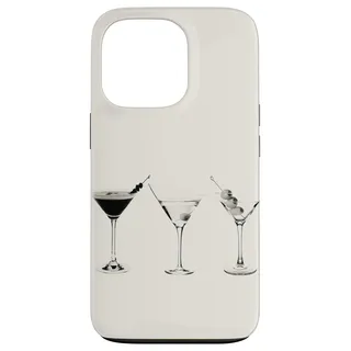Vintage Olive Martini Espresso Martini Sommercocktail Hülle für iPhone 13 Pro