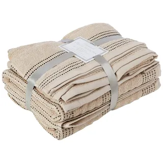 Rapport Spa Bale, 100% Baumwolle Handtuchset, Taupe