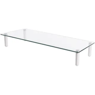 Digitus Monitorständer DA-90358 Glas 560x210 mm Weiß
