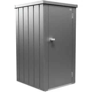 Biohort Terrassenschrank Julia 81 x 77,7 x 140,2 cm Quarzgrau-Metallic