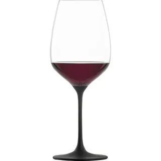 Eisch Vorteilset 12 Stück Rotweinglas 500/2 KAYA BLACK 77350020 und Geschenk + Spende - Schwarz