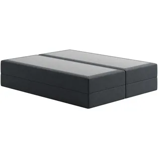 home collective Boxspringbett 160 x 200 cm H3 Anthrazit