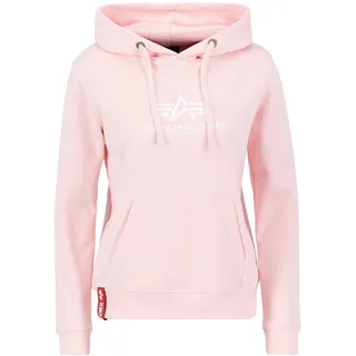 Alpha Industries New Basic Hoody Wmn Kapuzensweat für Damen Pastel Pink