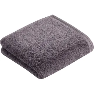 VOSSEN Vegan Life Handtuch 50 x 100 cm grau