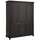 Kleiderschrank Rauna 159 x 195 x 60 cm Braun