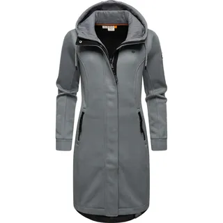 Ragwear Kurzmantel »Kurzmantel Letti Long Bonded«, grau