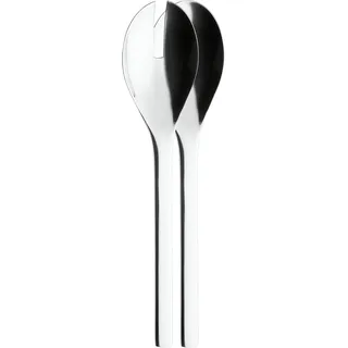 Puresigns ONE Extra Salatbesteck 25cm Edelstahl Poliert Silber 2-teilig
