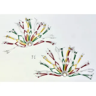 Kleidernetz Rockschutz Gummi, 4-farbig weiß, 26-28