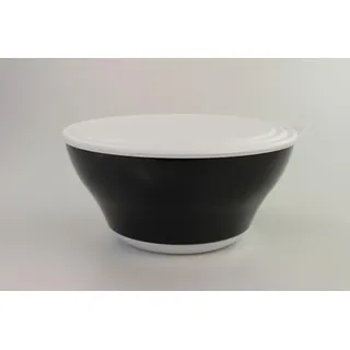TUPPERWARE Eleganzia Schale Schüssel Servierschale 4,6 L schwarz weiß