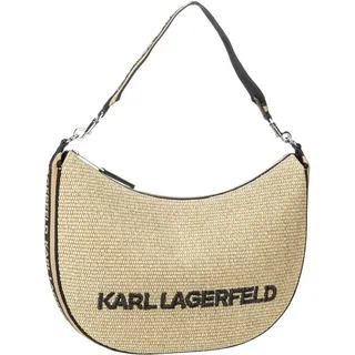 Karl Lagerfeld Beuteltasche K/Moon Raffia 241W3020 Umhängetaschen Nude Damen