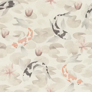 Rasch Textil Rasch Vliestapete (Exotic) Beige 10,05 m x 0,53 m Kimono 409420