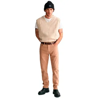 Gant Soft Twill Regular Fit Jeans - Caramel Beige - 36 - 34