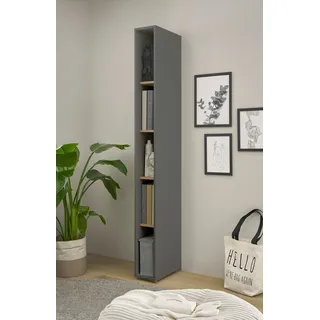 Home Affaire CiTY/GiRON Aktenregal 20 x 40 x 200 cm grau