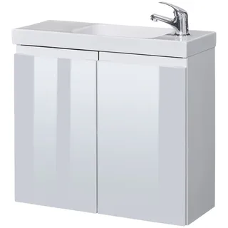 WELLTIME Waschtisch »Merida«, Gästebad Badmöbel mit reduzierte Tiefe, Breite 60 cm