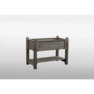 Promadino Blumenkasten Kräuterbeet groß 114 x 60 x 84,5 cm Braun