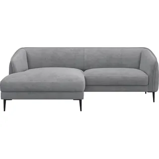 FLEXLUX Ecksofa »Belle Designsofa, bequem durch Kaltschaum im Sitz, L-Form«, Skandinavisches Design, In hochwertiger Verarbeitung, B/T 218/149 cm FLEXLUX Soft Grey